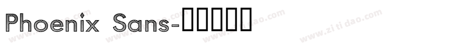 Phoenix Sans字体转换